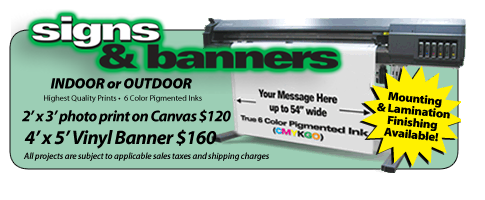 Signs and Banners